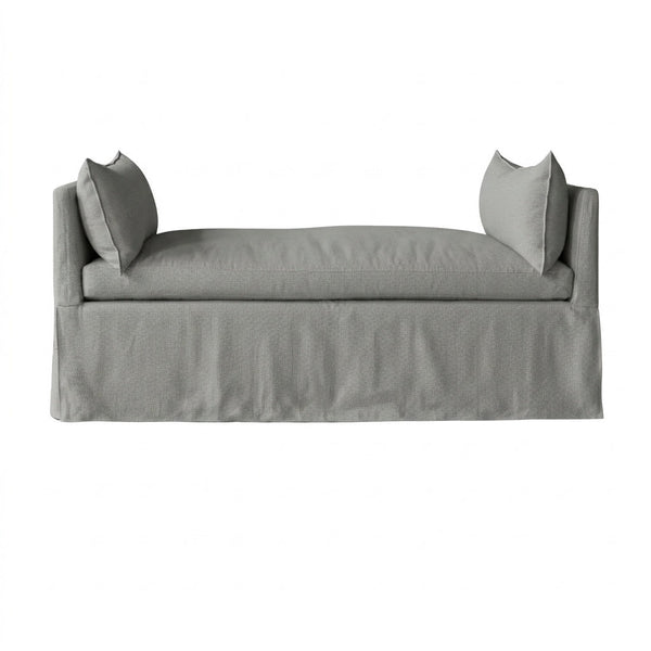 Cool Gray Outdoor Performance Daybed & Mattress Cover