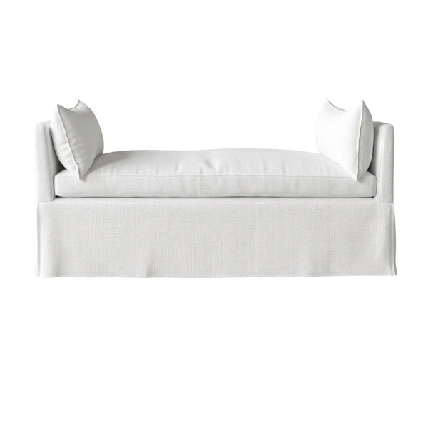 SoftCurve White Twill Daybed & Mattress Cover