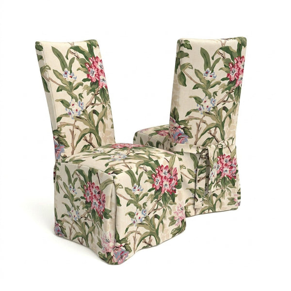 Viburnum Spring Canvas Print Custom Dining Chair Cover