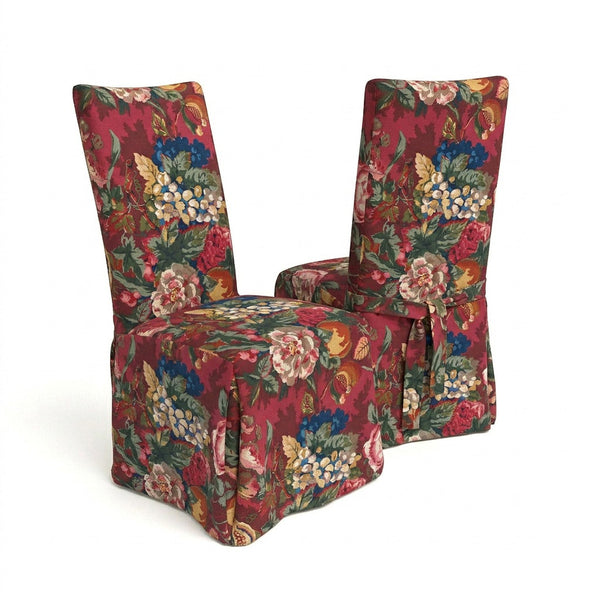 Tuscan Villa Canvas Print Custom Dining Chair Cover