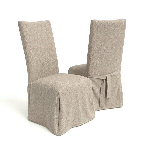 Adrian Gray Custom Dining Chair Cover