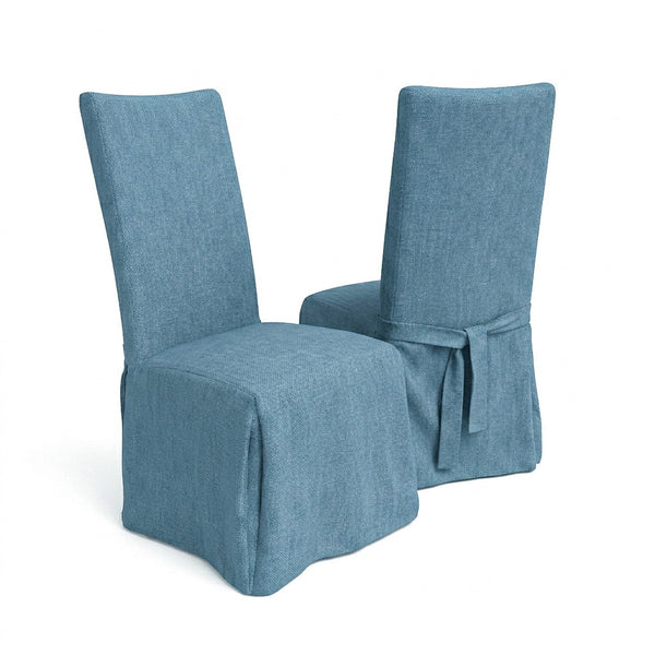 Cove Blue Premium Custom Dining Chair Cover