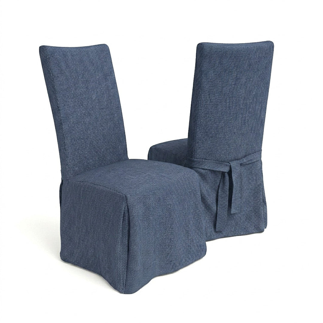 Bluebonnet Performance Weave Dining Chair Cover