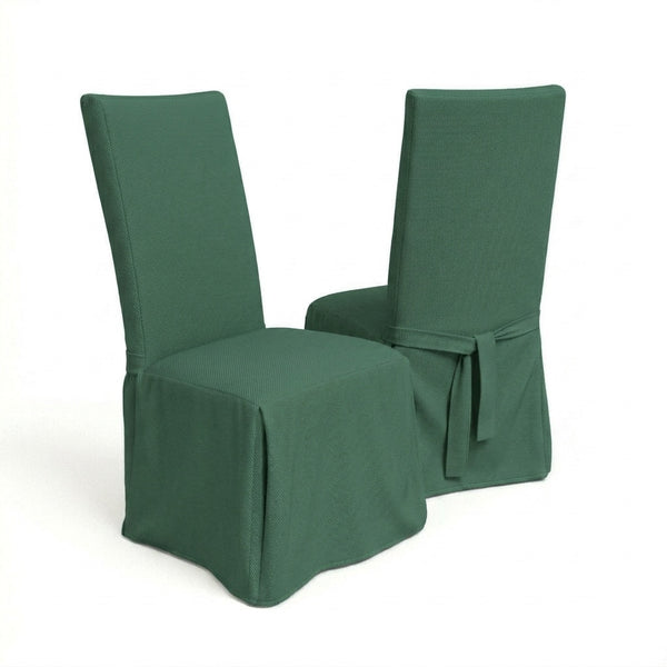 Forest Green Custom Dining Chair Cover