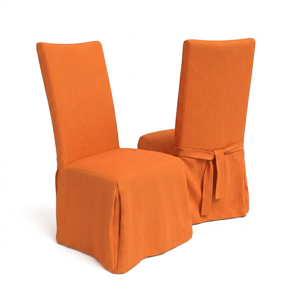 Hunter's Orange Custom Dining Chair Cover