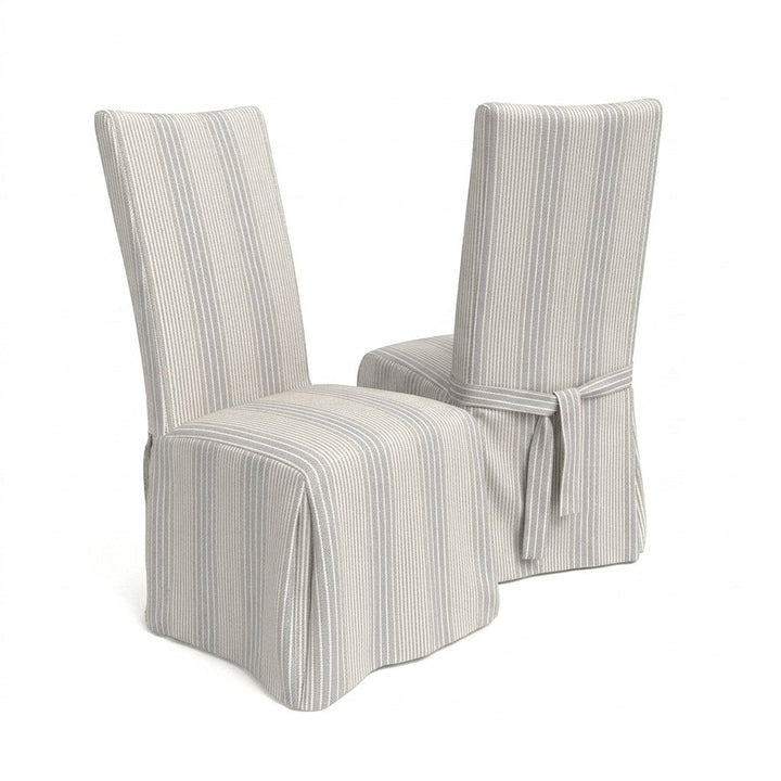 Country House Herringbone Weave Dining Chair Cover