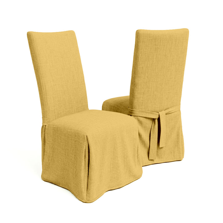 Sunflower Yellow Custom Dining Chair Cover