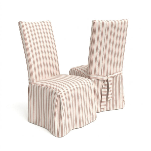 Seaside Cottage Heavyweight Twill Custom Dining Chair Cover