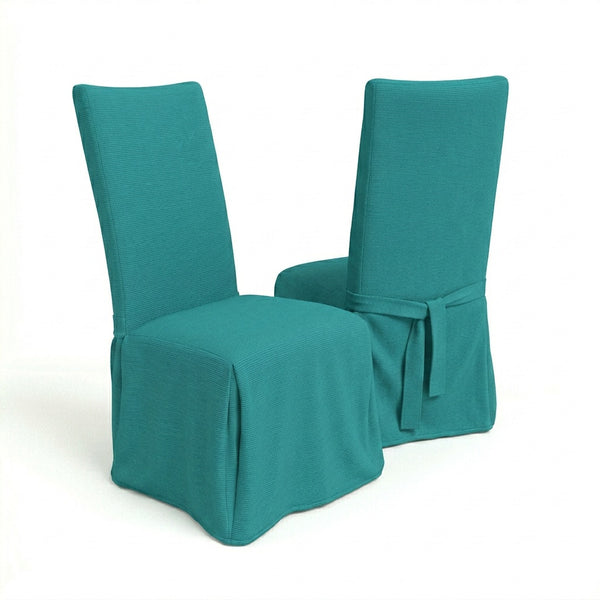 SunReal® Aruba Turquoise Custom Dining Chair Cover