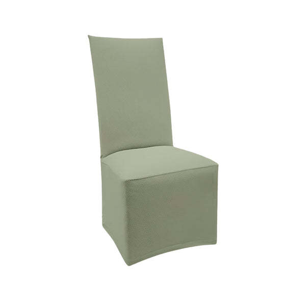 FlexFit Basil Green Custom Dining Chair Cover