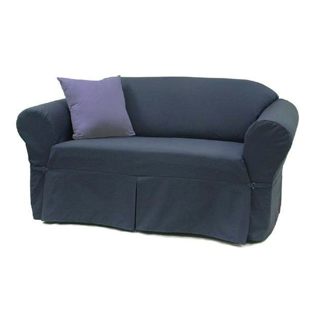 Navy Blue Canvas EasyFit® Slipcover