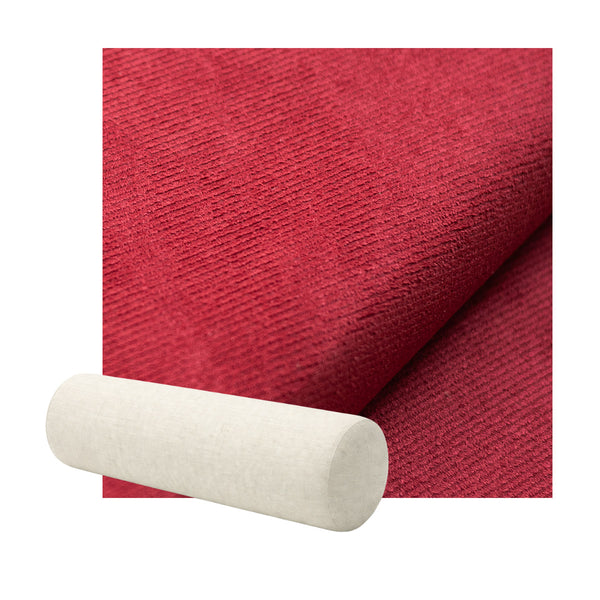 Deep Red Performance Twill Bolster Pillow
