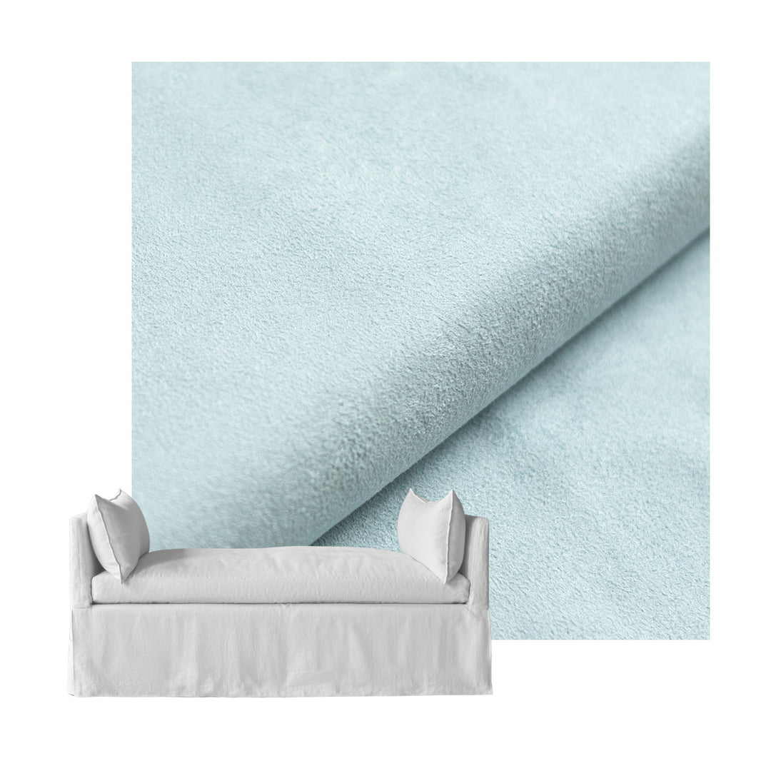 Soft Seafoam SuedeTouch Custom Daybed Cover