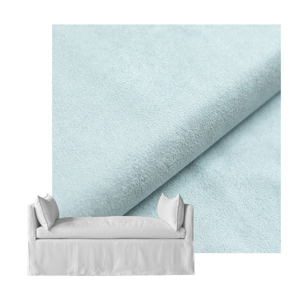 Soft Seafoam SuedeTouch Custom Daybed Cover