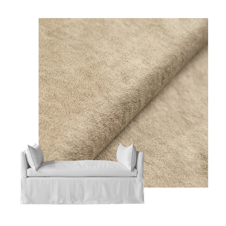 Stucco Gray SuedeTouch Custom Daybed Cover