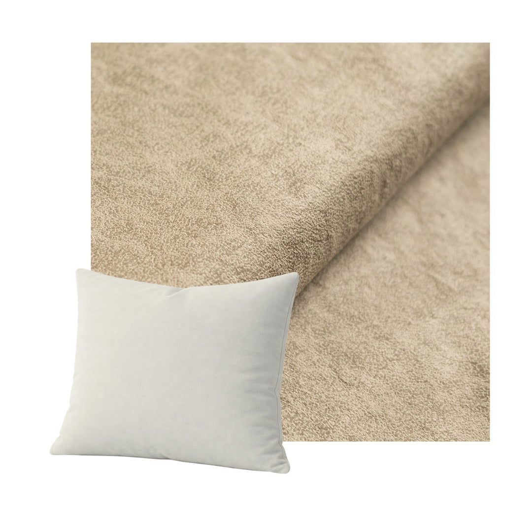 Stucco Gray SuedeTouch Throw Pillow