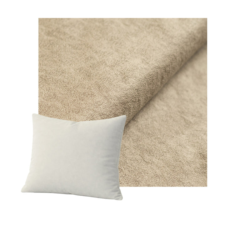 Stucco Gray SuedeTouch Throw Pillow