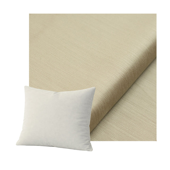Durable Khaki Ripstop Throw Pillow