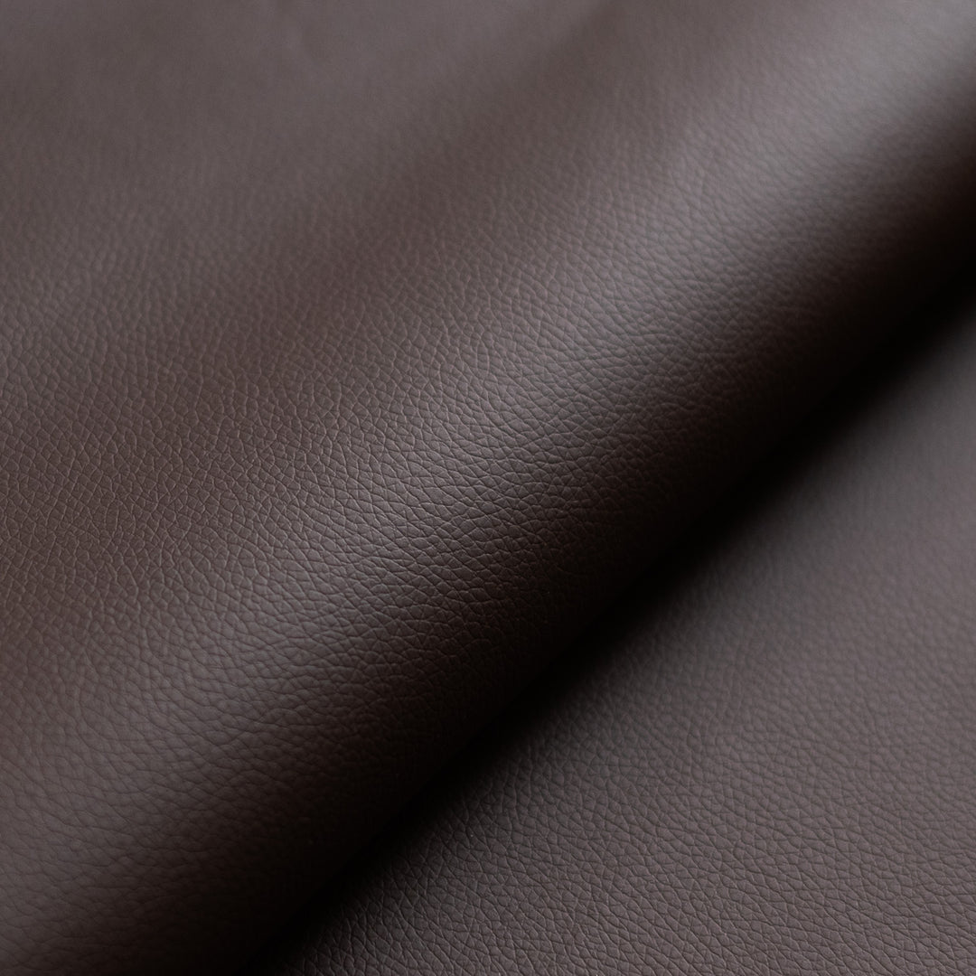 Dark Brown Faux Leather Fabric