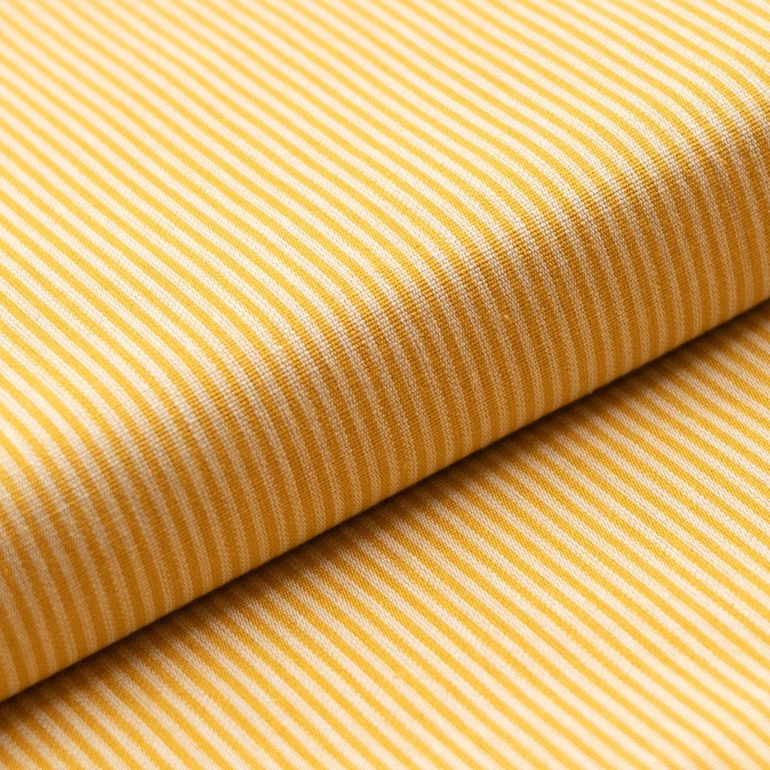 Yellow Pinstripe Fabric