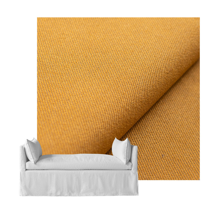 Rust Performance Twill Custom Daybed Cover