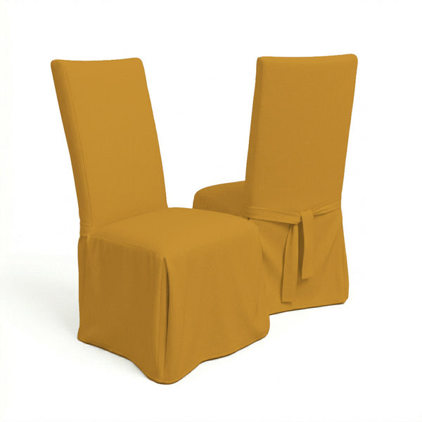 Rust Performance Twill Custom Dining Chair Cover