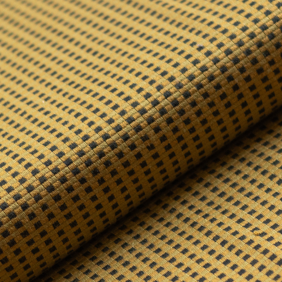 Yellow Check Fabric