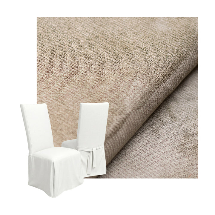 Sable Gray Custom Dining Chair Cover