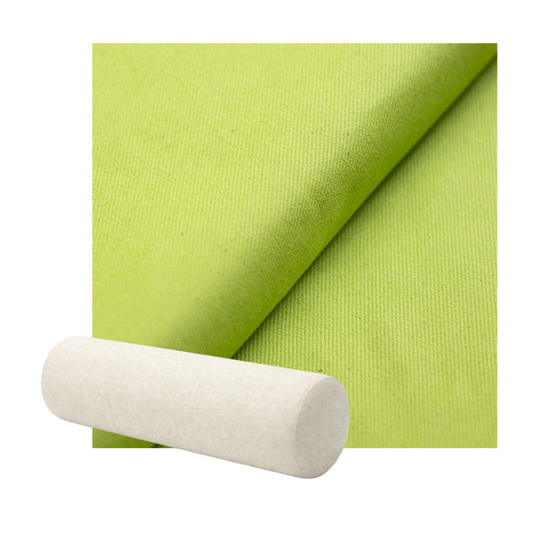 Spring Green Brushed Twill Bolster Pillow