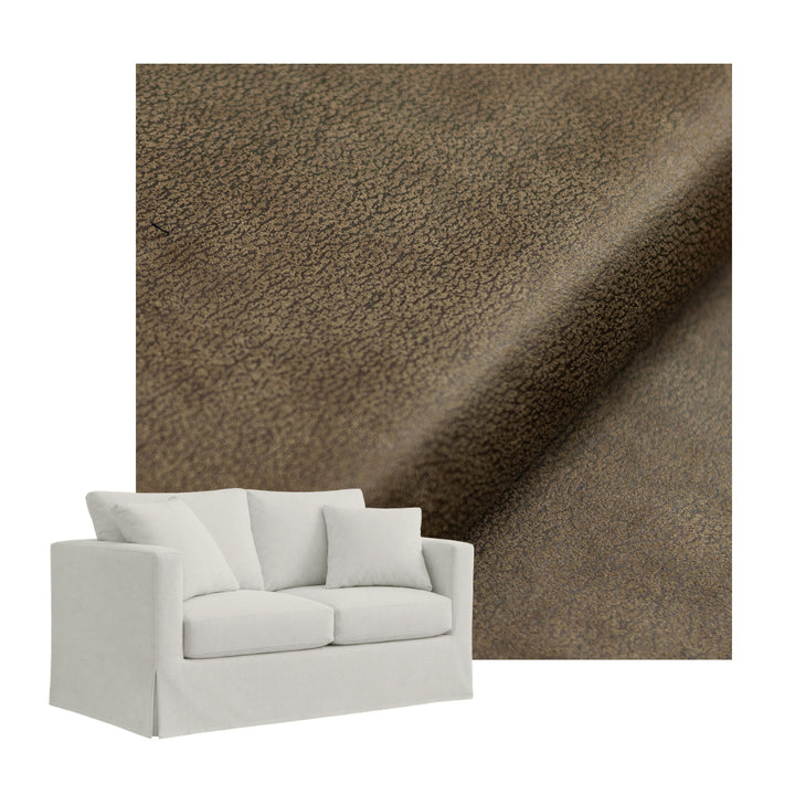 Vintage Green SuedeTouch Custom Furniture Slipcover
