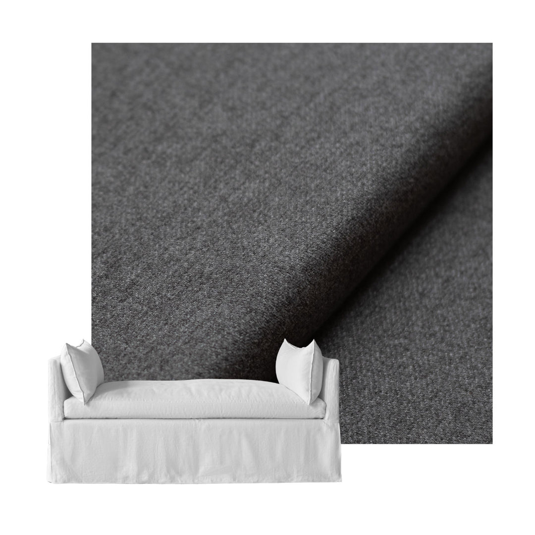 Cobblestone Gray Custom Daybed Cover