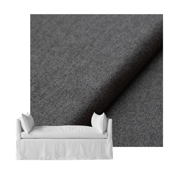 Cobblestone Gray Custom Daybed Cover