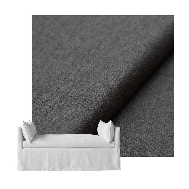 Cobblestone Gray Custom Daybed Cover