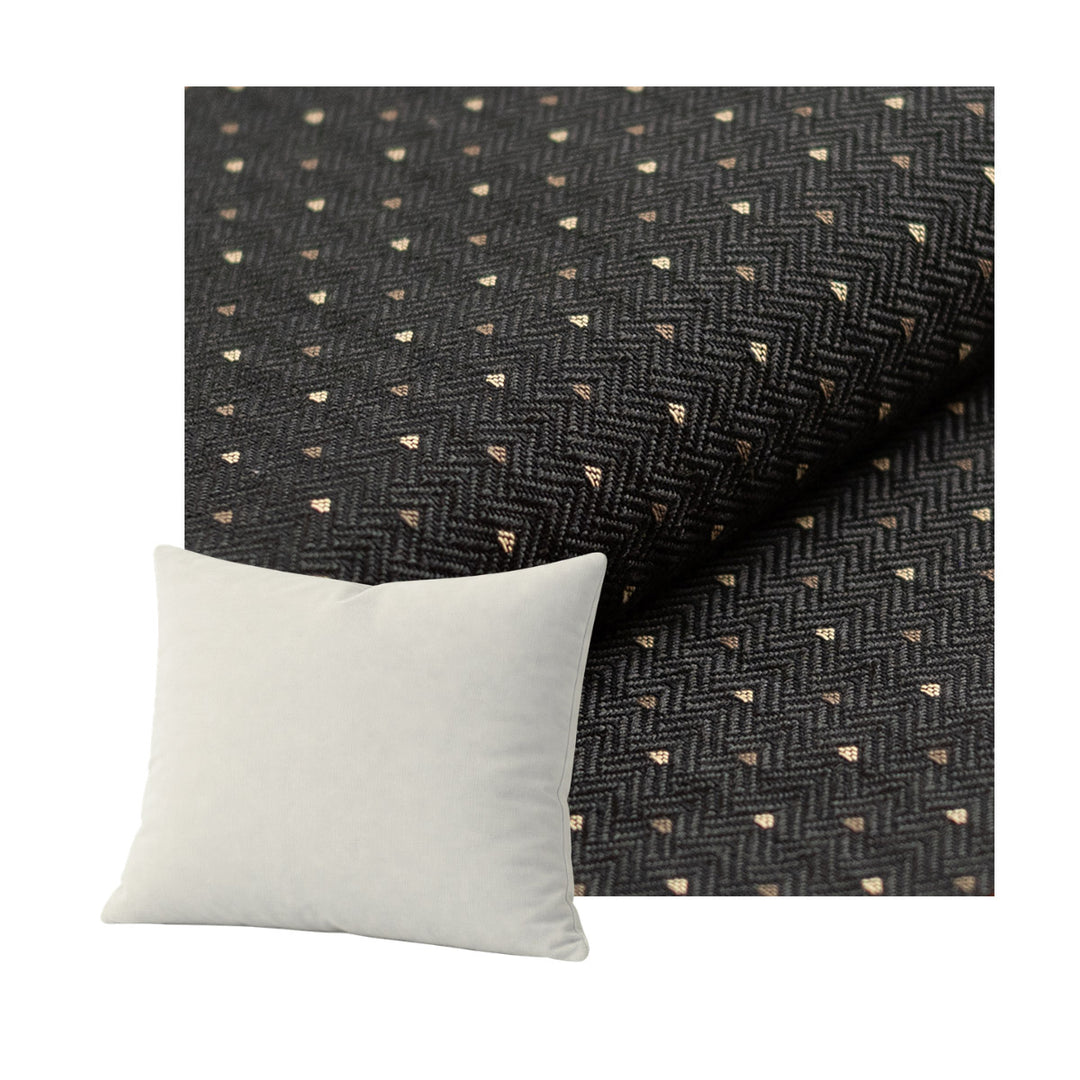 Black Micro Dot Throw Pillow