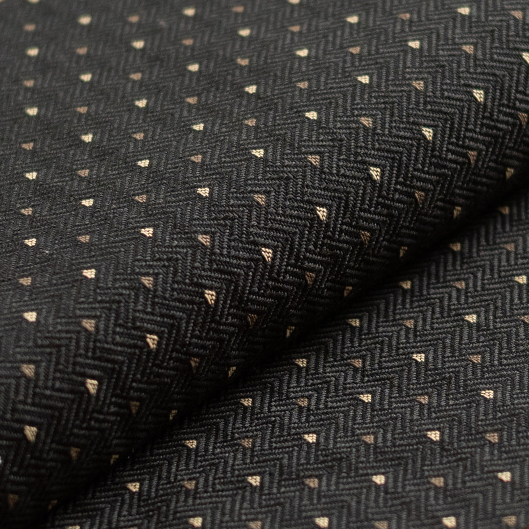 Black Micro Dot Throw Pillow