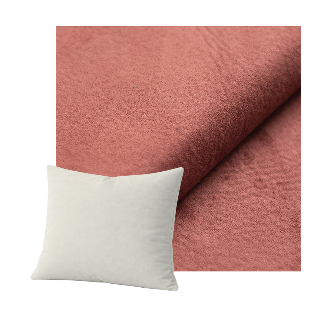 Warm Clay SuedeTouch Throw Pillow