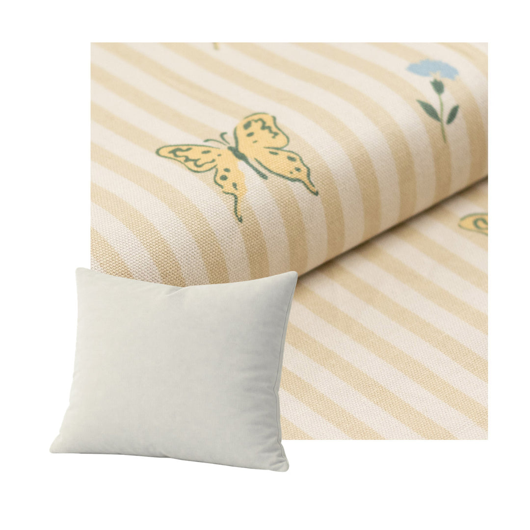 Paulette Butterfly Canvas Throw Pillow