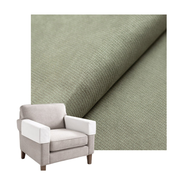 Mist Green Performance Canvas Custom Armrest Cover