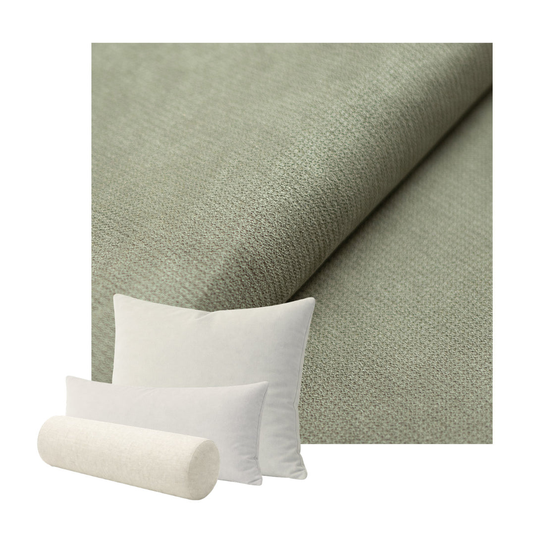 Mist Green Performance Canvas Custom Pillow Cover