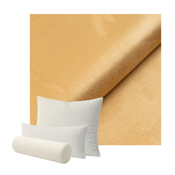 Butterscotch Leather-look Custom Pillow Cover