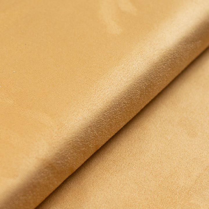 Butterscotch Leather-look Custom Sectional Slipcover