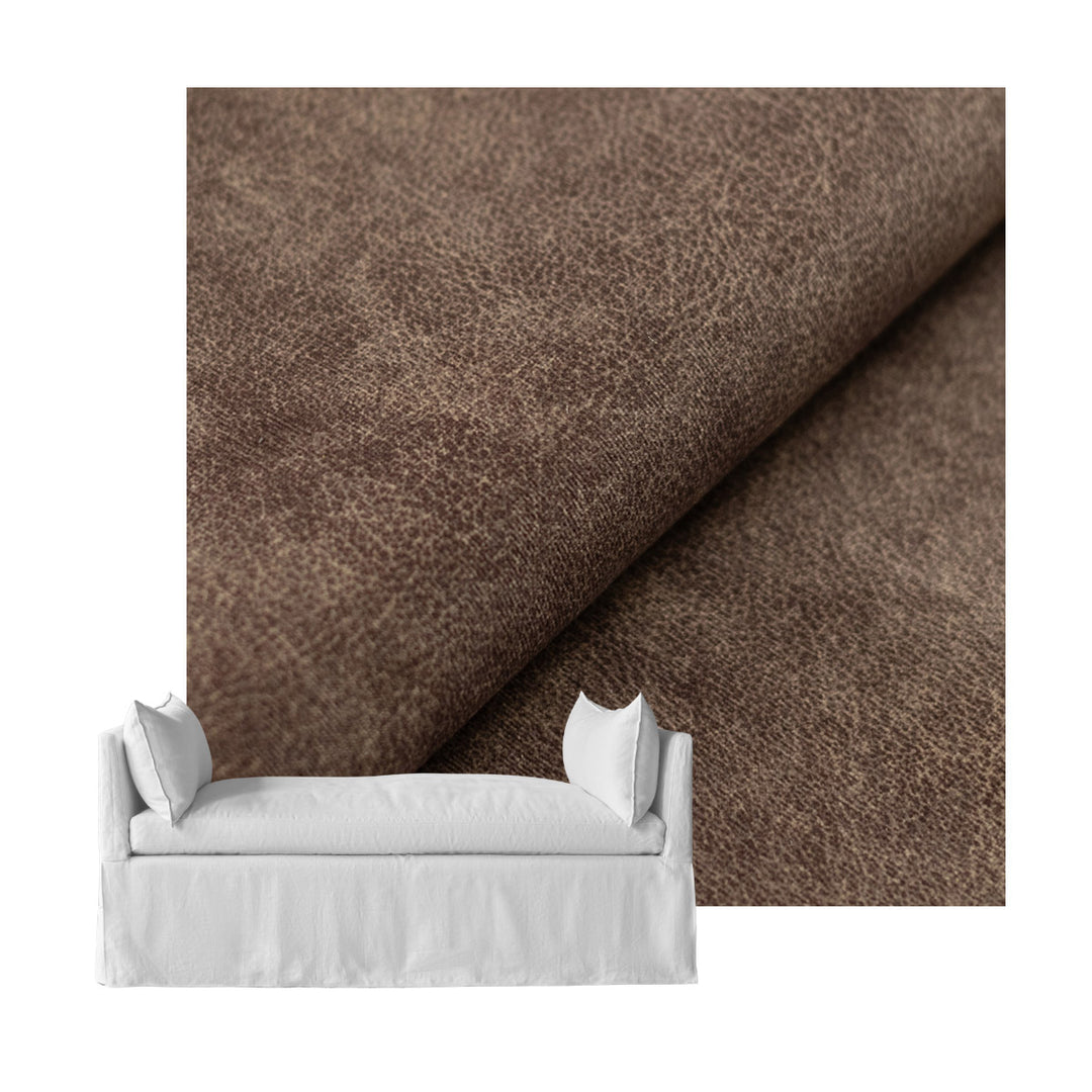 Saddle Brown SuedeTouch Custom Daybed Cover