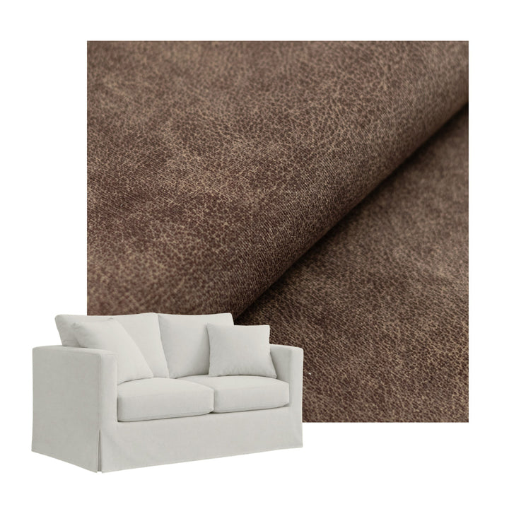 Saddle Brown SuedeTouch Custom Furniture Slipcover
