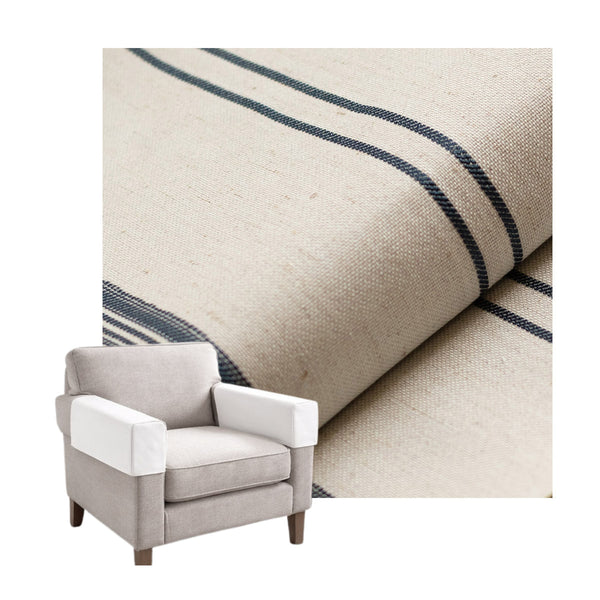 Marina Stripe Custom Armrest Cover