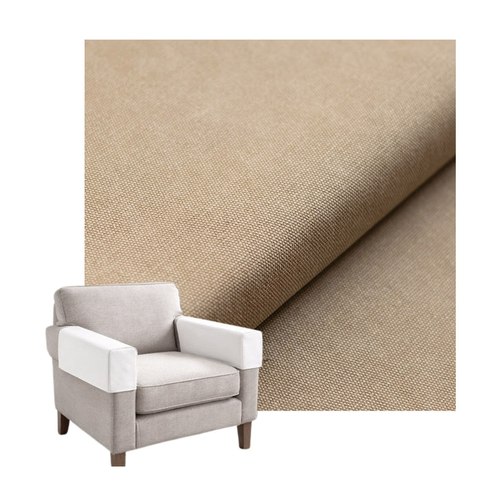 Wheat Heavyduty Canvas Custom Armrest Cover