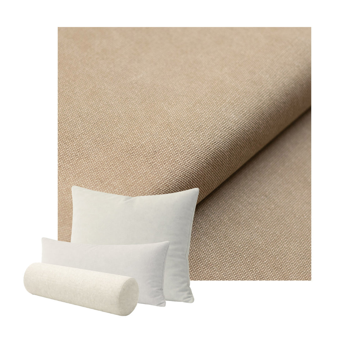 Wheat Heavyduty Canvas Custom Pillow Cover