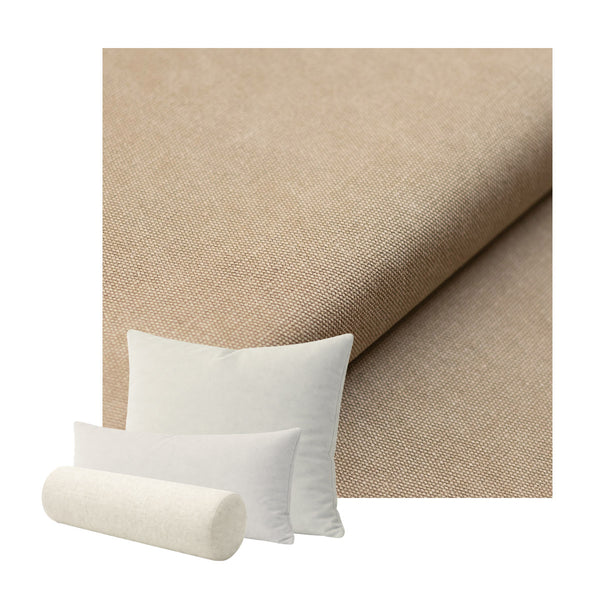 Wheat Heavyduty Canvas Custom Pillow Cover