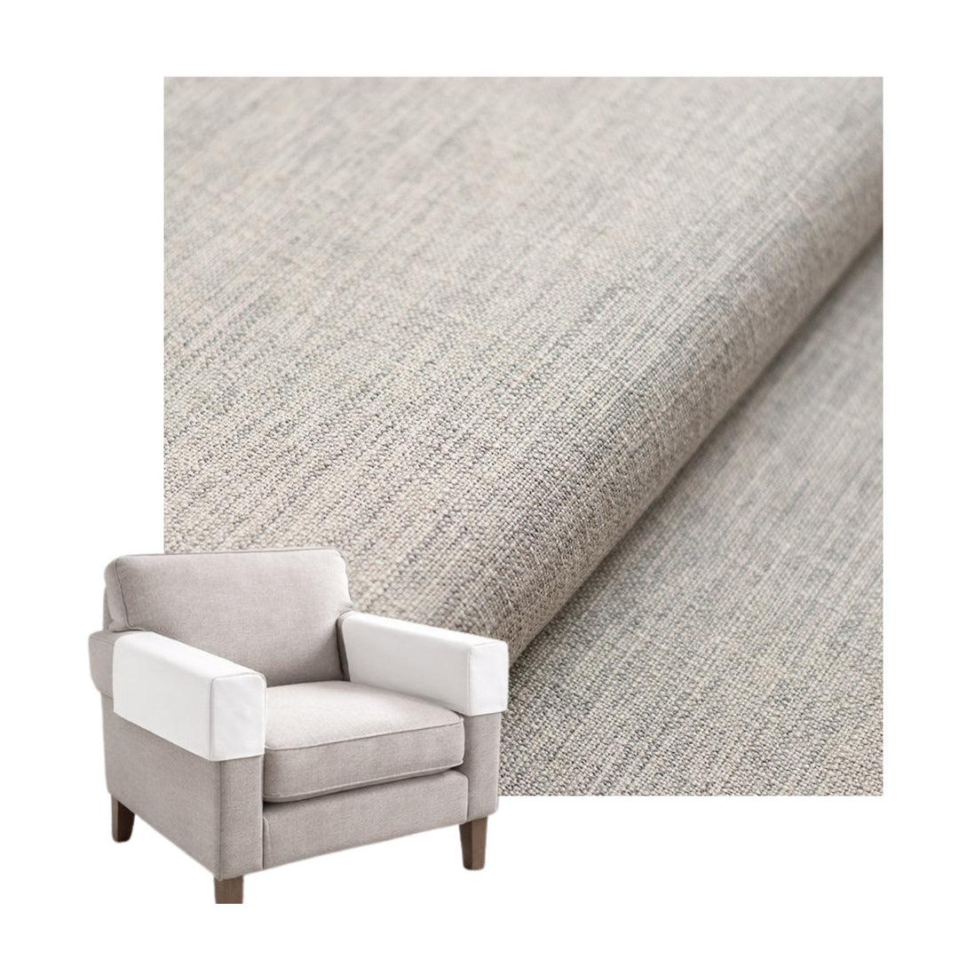 Flax Gray Custom Armrest Cover