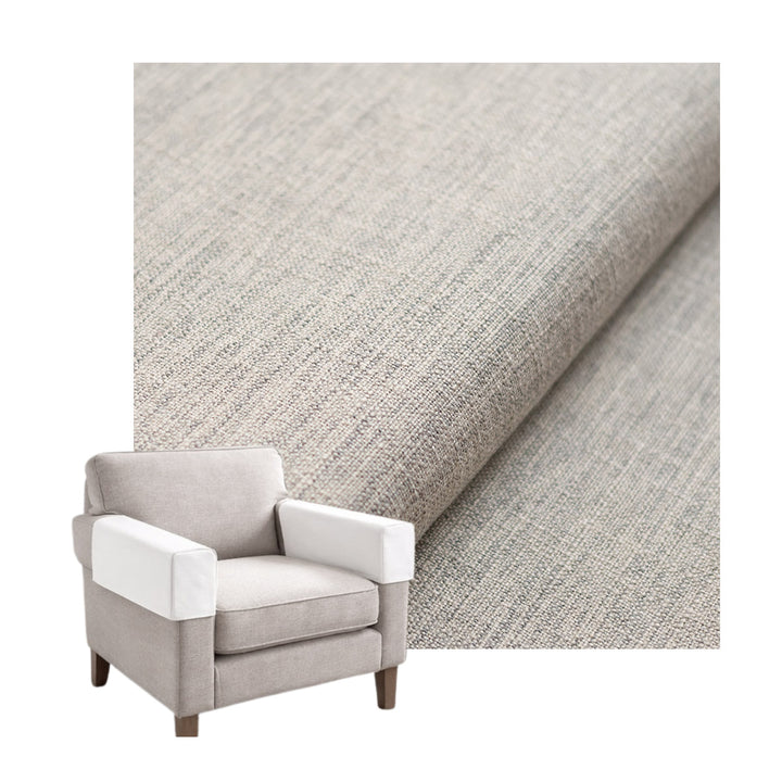 Flax Gray Custom Armrest Cover
