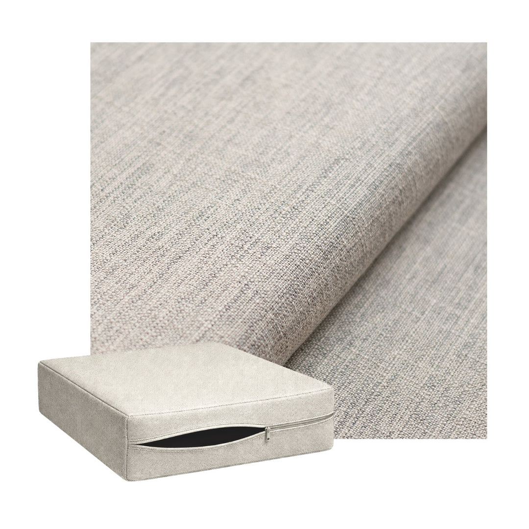 Flax Gray Custom Cushion Cover